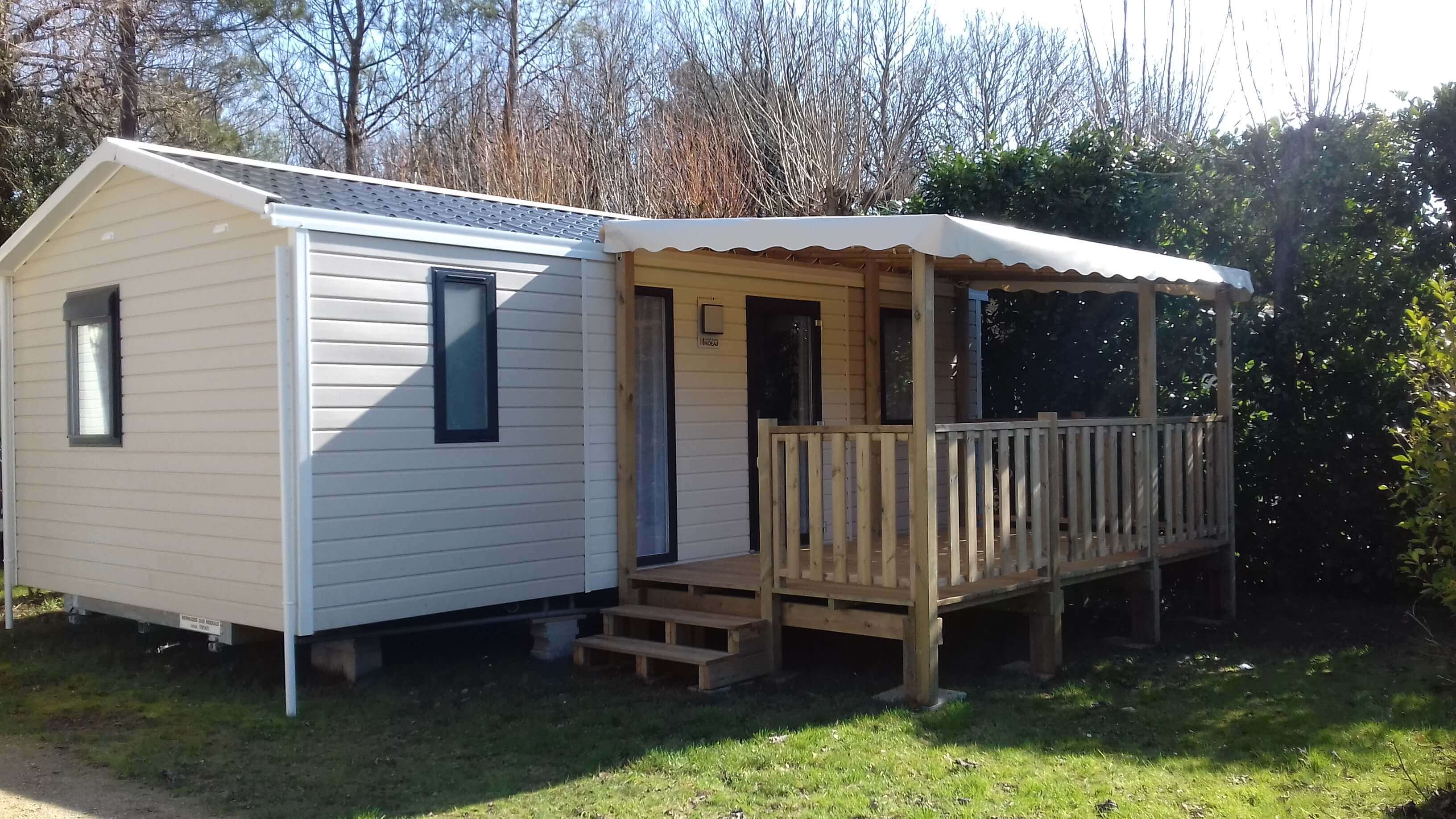 mobilhome 2 chambres confort bermudes neuf, morbihan, carnac, auray