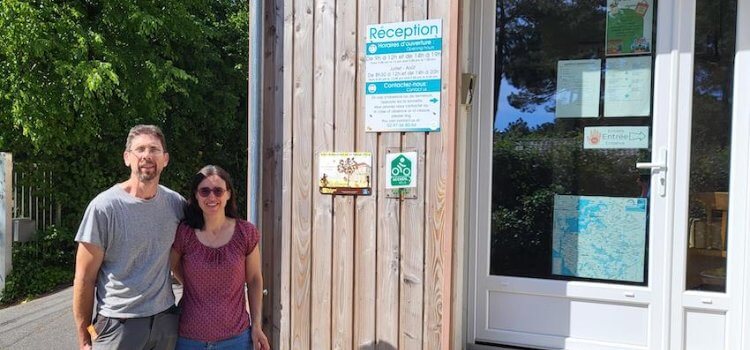Accueil du camping de Kergo à Ploemel, camping familial à taille humaine